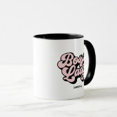 Boss Lady Retro Pink Tasse (VorderseiteRechts)