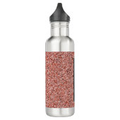 Boss Lady Rose Gold Glitzer Sparkle Edelstahlflasche (Links)