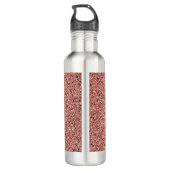 Boss Lady Rose Gold Glitzer Sparkle Edelstahlflasche (Rückseite)