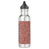 Boss Lady Rose Gold Glitzer Sparkle Edelstahlflasche (Rechts)