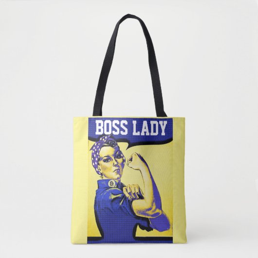 BOSS LADY ROSIE THE RIVETER TOTE BAG PURSE TASCHE (Vorderseite)