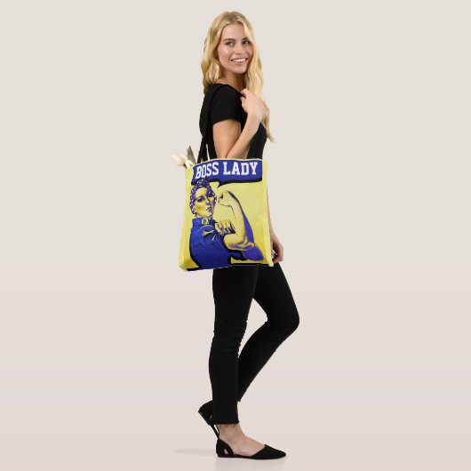 BOSS LADY ROSIE THE RIVETER TOTE BAG PURSE TASCHE (Am Model)