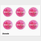 Boss Lady Sticker - feministischer Sticker, Funny (Blatt)
