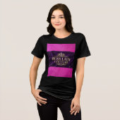 Boss Lady T-Shirt Tri-Blend Shirt (Vorderseite voll)