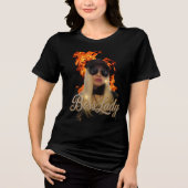 Boss Lady T-Shirt Tri-Blend Shirt (Vorderseite)
