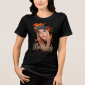 Boss Lady T-Shirt Tri-Blend Shirt (Vorderseite)