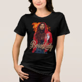 Boss Lady T-Shirt Tri-Blend Shirt (Vorderseite)