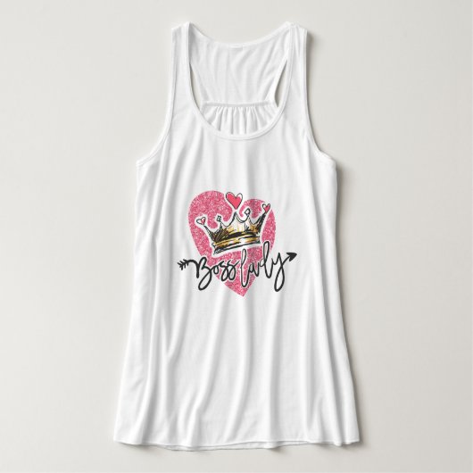 Boss Lady Tank Top (Design Vorderseite)