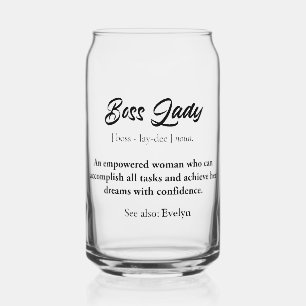 Boss Lady Tasse - Frauengeschenk, Vertrauen Dosenglas
