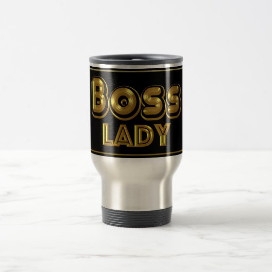 Boss Lady Travel Mug Reisebecher (Mittel)