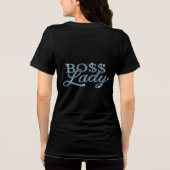 Boss Lady Tri-Blend-Shirt Tri-Blend Shirt (Rückseite)