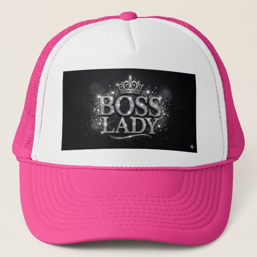 Boss Lady Trucker-Mütze Truckerkappe (Vorderseite)