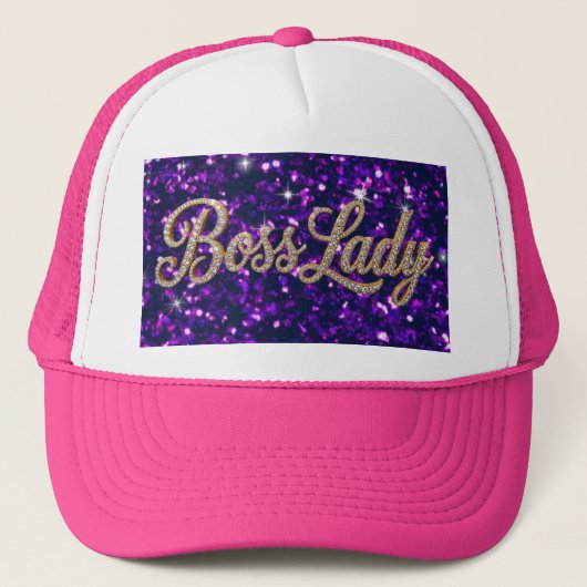 Boss Lady Trucker-Mütze Truckerkappe (Vorderseite)
