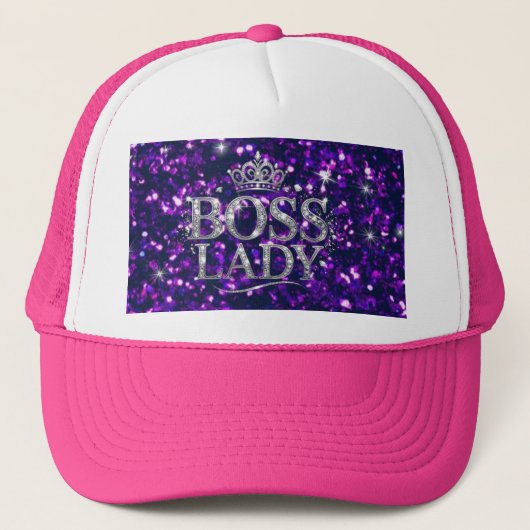 Boss Lady Trucker-Mütze Truckerkappe (Vorderseite)