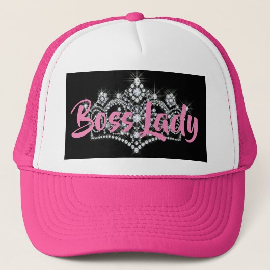 Boss Lady Trucker-Mütze Truckerkappe (Vorderseite)