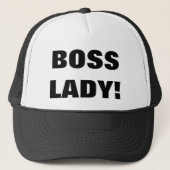 BOSS LADY! TRUCKERKAPPE (Vorderseite)