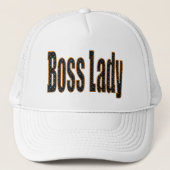 Boss Lady Truckerkappe (Vorderseite)