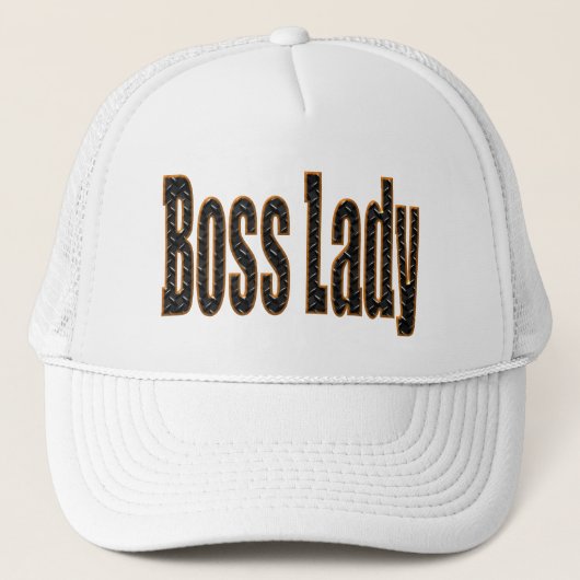 Boss Lady Truckerkappe (Vorderseite)