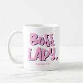 Boss Lady Unternehmer Kaffeetasse (Links)