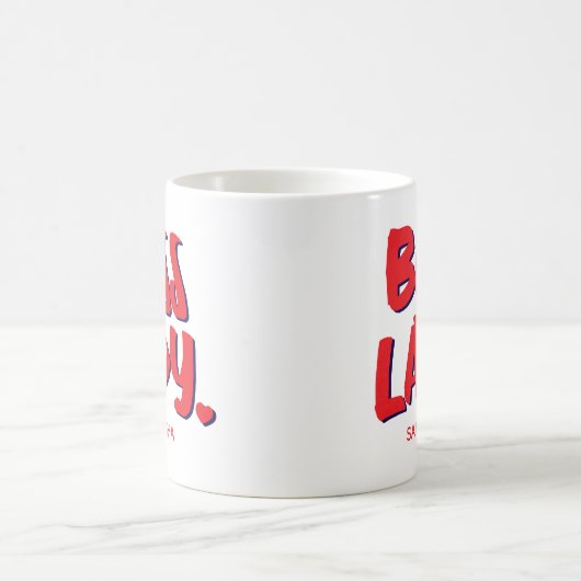 Boss Lady Unternehmer Kaffeetasse (Mittel)