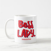Boss Lady Unternehmer Kaffeetasse (Links)