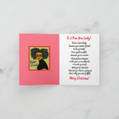 Boss Lady Weihnachtsgrüße-Karte Karte (Innenseite)