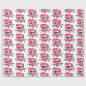 Boss Lady White Geschenkpapier (Flach)