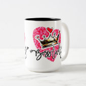 Boss Lady Zweifarbige Tasse (VorderseiteRechts)