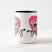 Boss Lady Zweifarbige Tasse (Mittel)