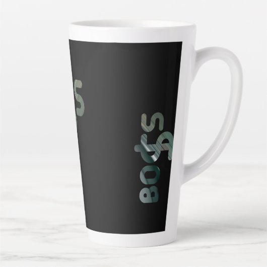 BOSS Latte Tasse Abstrakter Trend Räume Grün (Rechts)