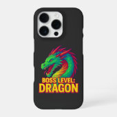Boss Level: Dragon – Gamer & Fantasy Art iPhone Hülle (Rückseite)