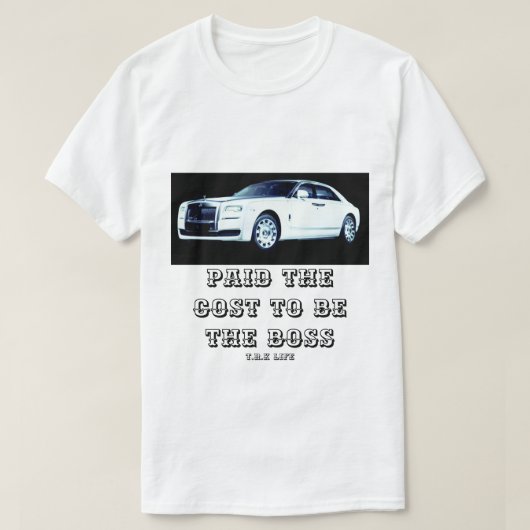BOSS LIFESTYLE T.R.K ROLLS ROYCE TSHIRT (Design vorne)
