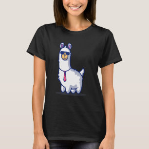Boss Llama Alpaca Boy Girl Kinder T-Shirt