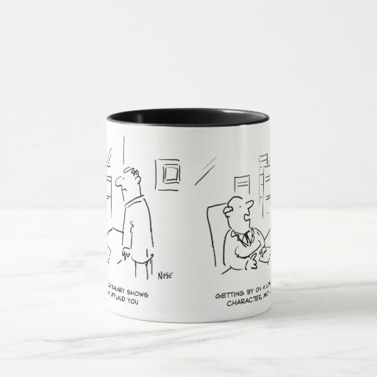 Boss lobt Arbeitnehmer für das Management bei Nied Tasse (Zentrum)