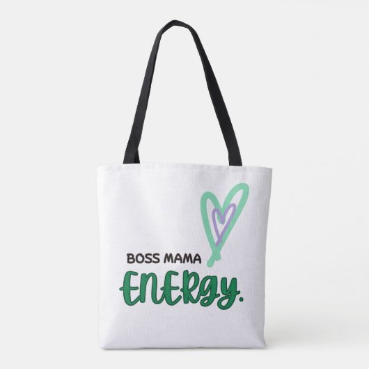 Boss MaMA Energie mit Herz Tasche (Rückseite)