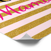 Boss Mama Stripe Poster (Ecke)