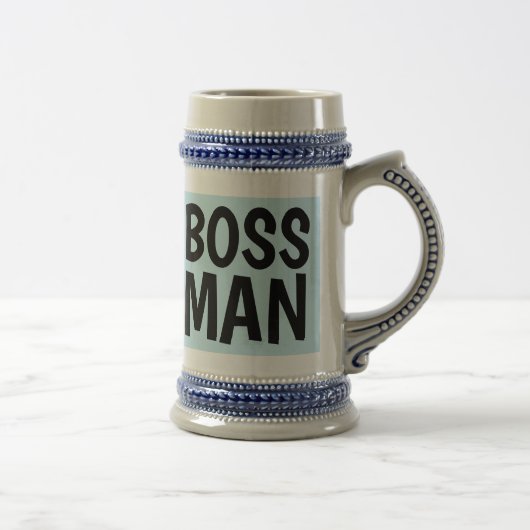 BOSS MAN BIER STEIN BIERGLAS (Rechts)