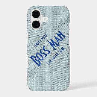 Boss Man Blue Slim leichtes iPhone 7 Gehäuse
