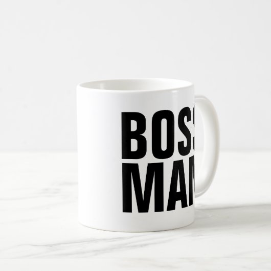 BOSS MAN COFFEE MUGS KAFFEETASSE (VorderseiteRechts)