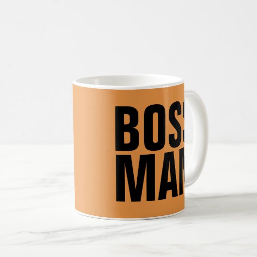 BOSS MAN COFFEE MUGS KAFFEETASSE (VorderseiteRechts)