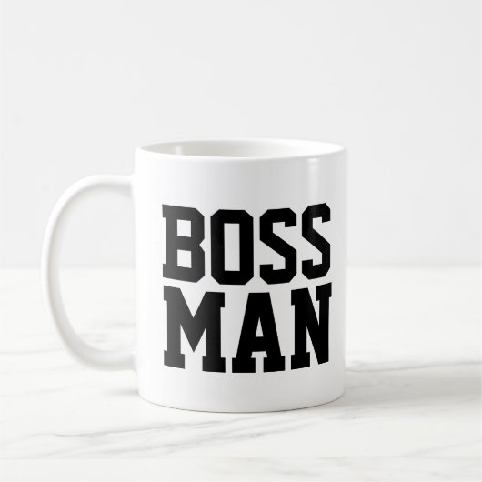 BOSS MAN COFFEE MUGS KAFFEETASSE (Links)
