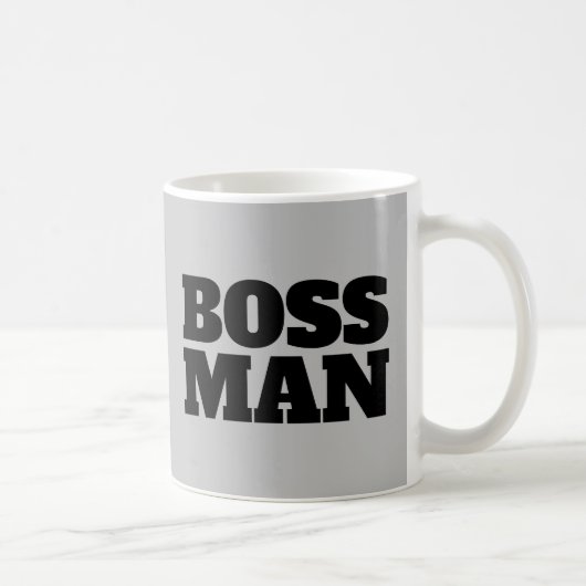 BOSS MAN COFFEE MUGS KAFFEETASSE (Rechts)