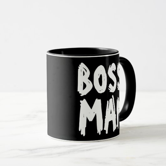 BOSS MAN COFFEE MUGS TASSE (VorderseiteRechts)