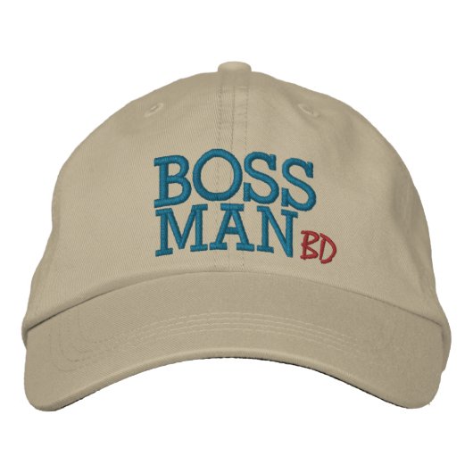 Boss Man durch SRF Bestickte Baseballkappe (Vorderseite)
