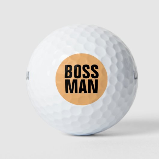 BOSS MAN GOLF BALLS GOLFBALL (Vorderseite)