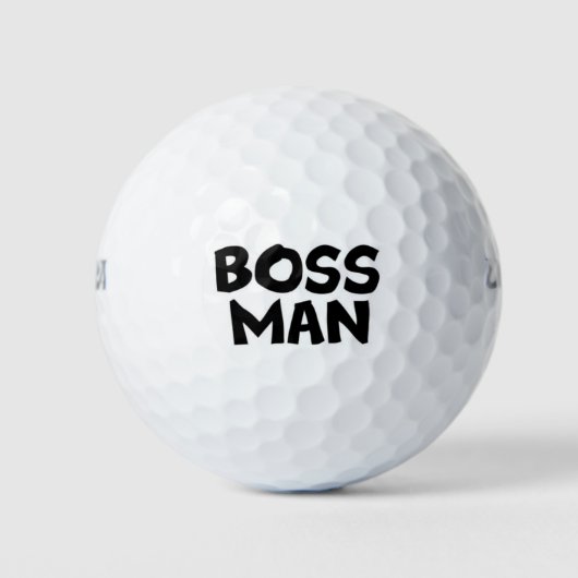 Boss Man Golfball (Vorderseite)