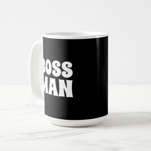 BOSS MAN VATER COFFEE MUGS KAFFEETASSE (Vorderseite Links)