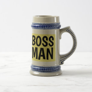 BOSS-MANN-BIERKRUG BIERGLAS