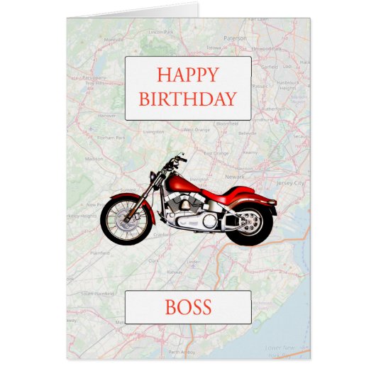 Boss Map und Motorbike Geburtstag (Vorne)