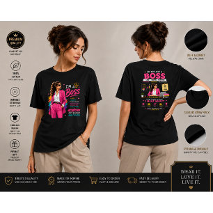 Boss Mindset Design   Motivationsgrafik für Führun T-Shirt